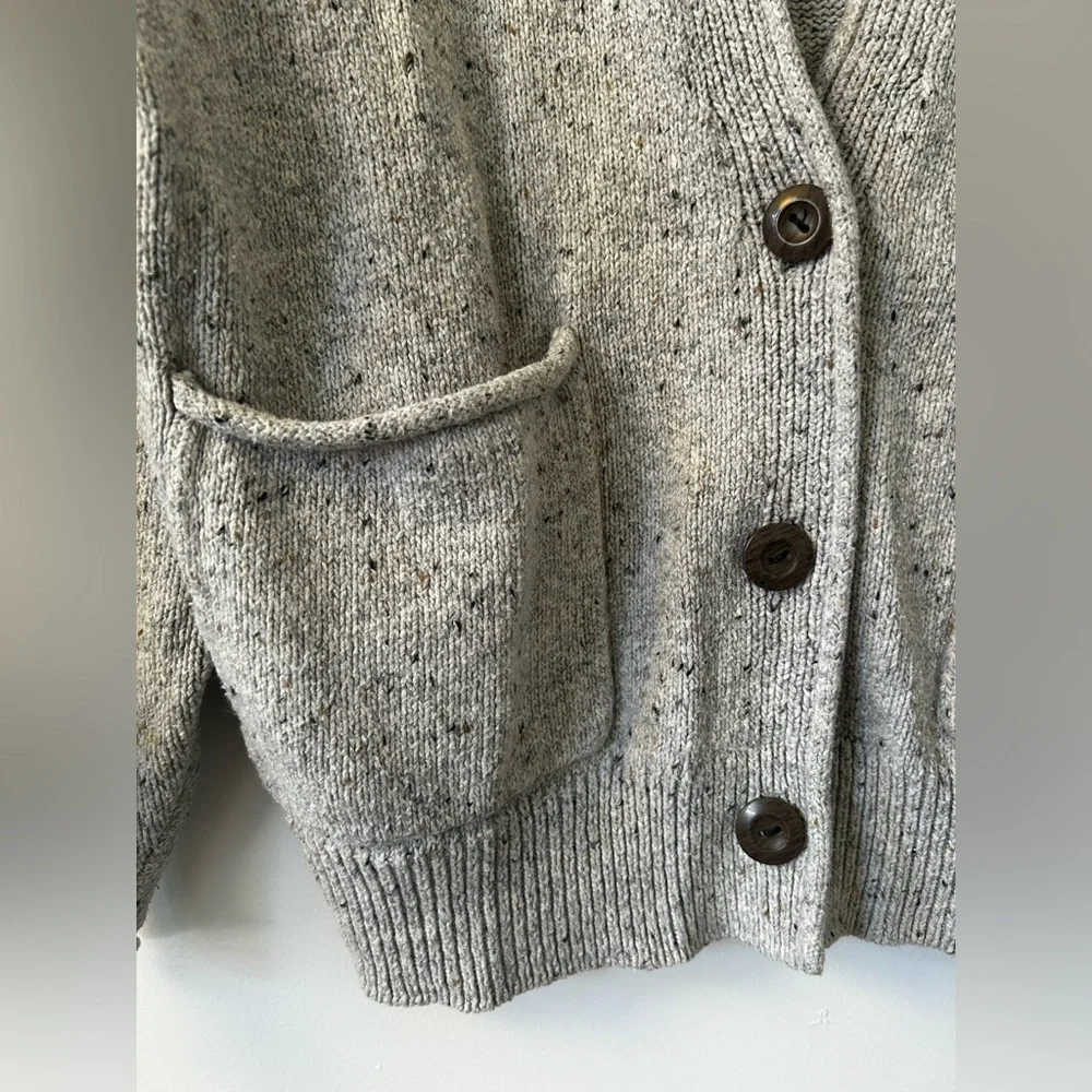 Universal Thread Speckled Gray Knit Oversized Cardigan - Picture 3 of 8